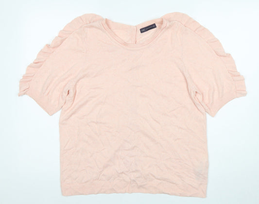 Marks and Spencer Women's Pink Blouse - Size 16