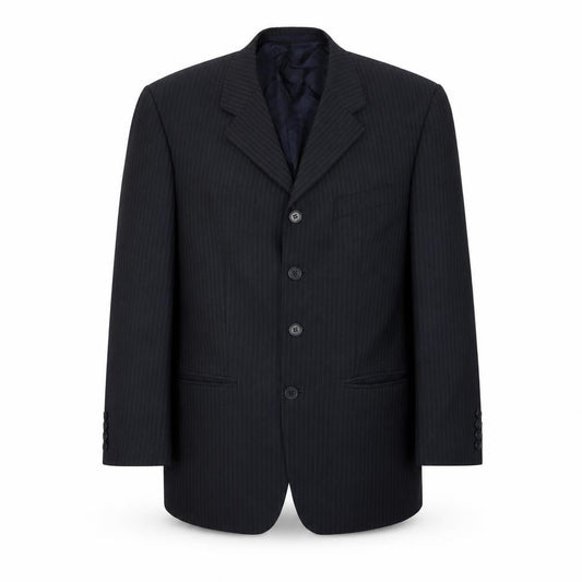 Jonathan Adams Men's Black Pinstripe Blazer Size 38S