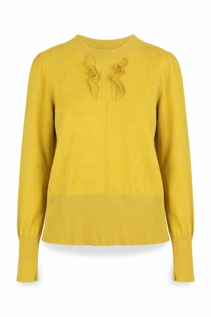 Oasis Women's Yellow Pullover Jumper M