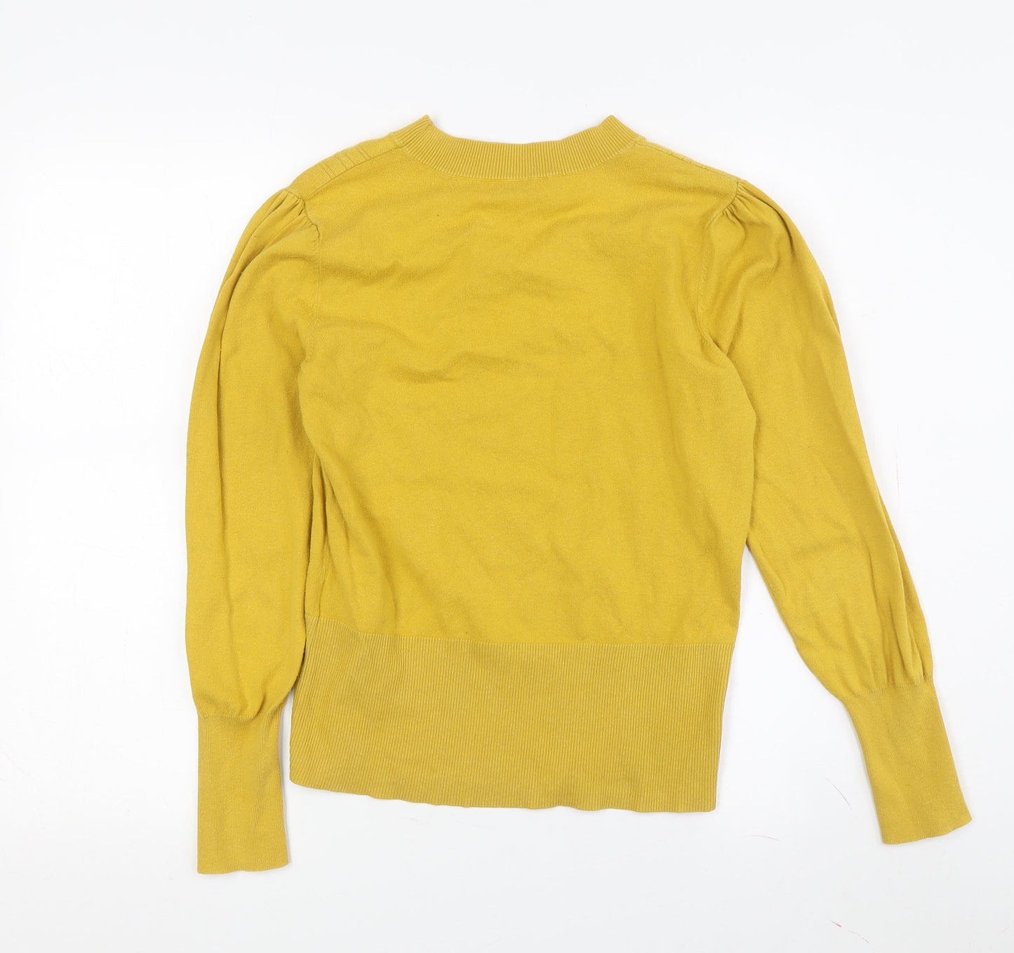 Oasis Women's Yellow Pullover Jumper M