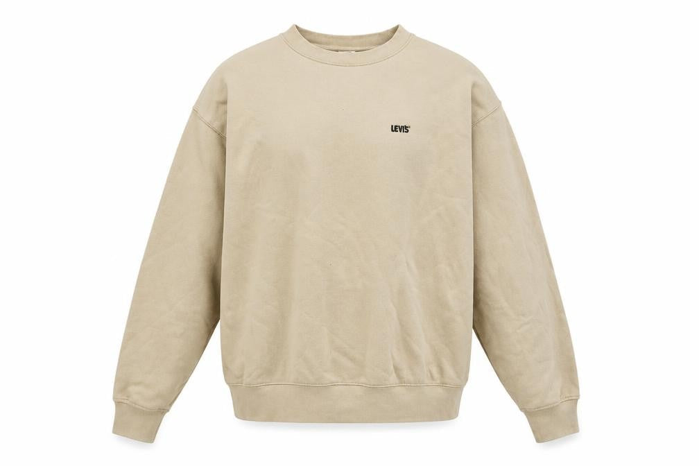 Levi's Men's Beige Pullover Sweatshirt, Size S