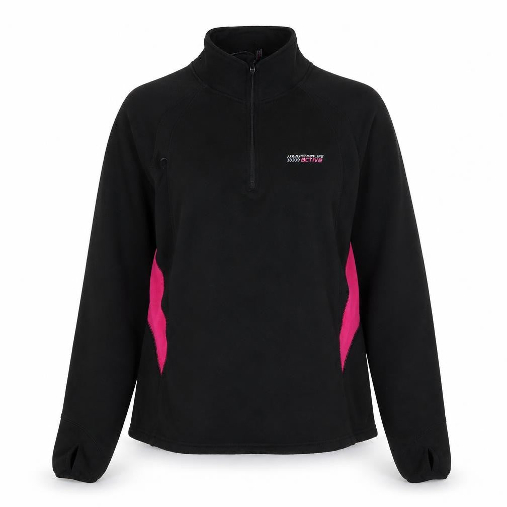 Mountain Life Women's Black Pullover Hoodie, L