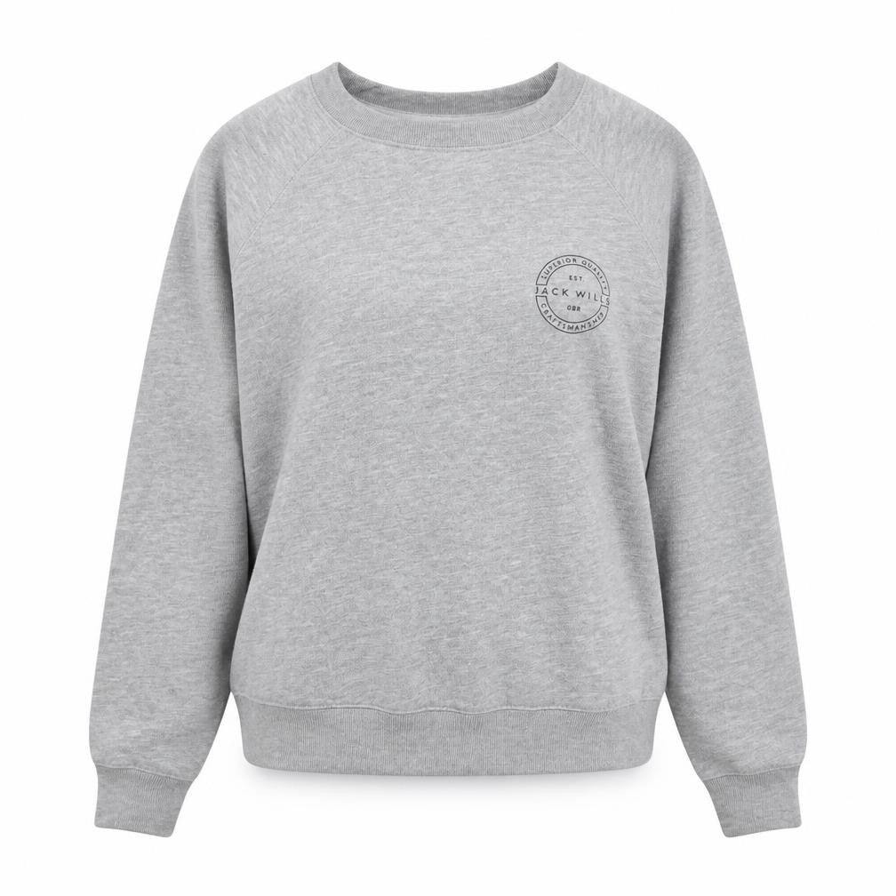 Jack Wills Women's Grey Pullover Sweatshirt Size 4