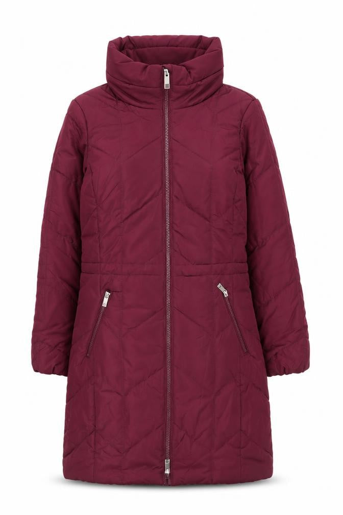 Marks and Spencer Women's Red Puffer Coat Size 8