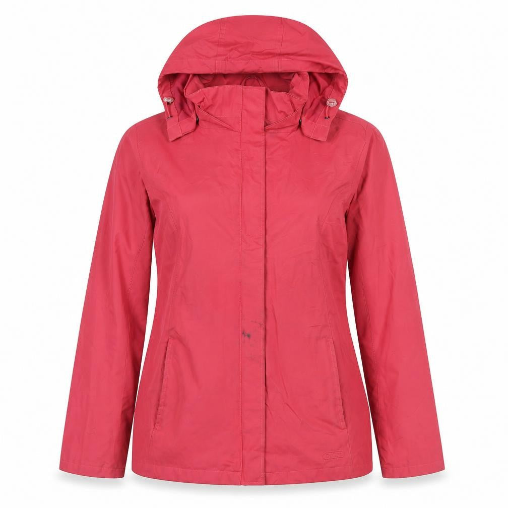 Peter Storm Women's Red Hooded Rain Coat Size 12