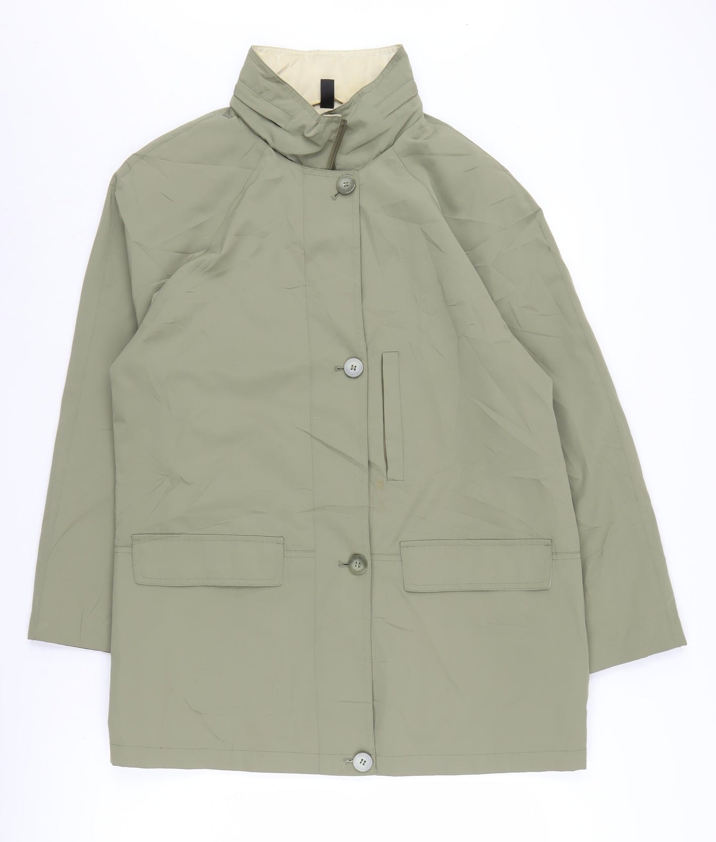 SCL Sport Women's Green Mid-Length Rain Coat Size 16