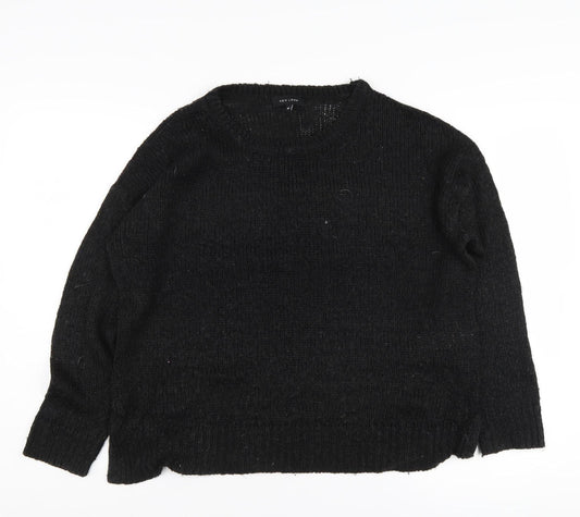 New Look Women's Black Pullover Jumper, Medium