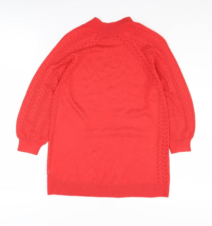 Next Women's Red High Neck Jumper Size 6