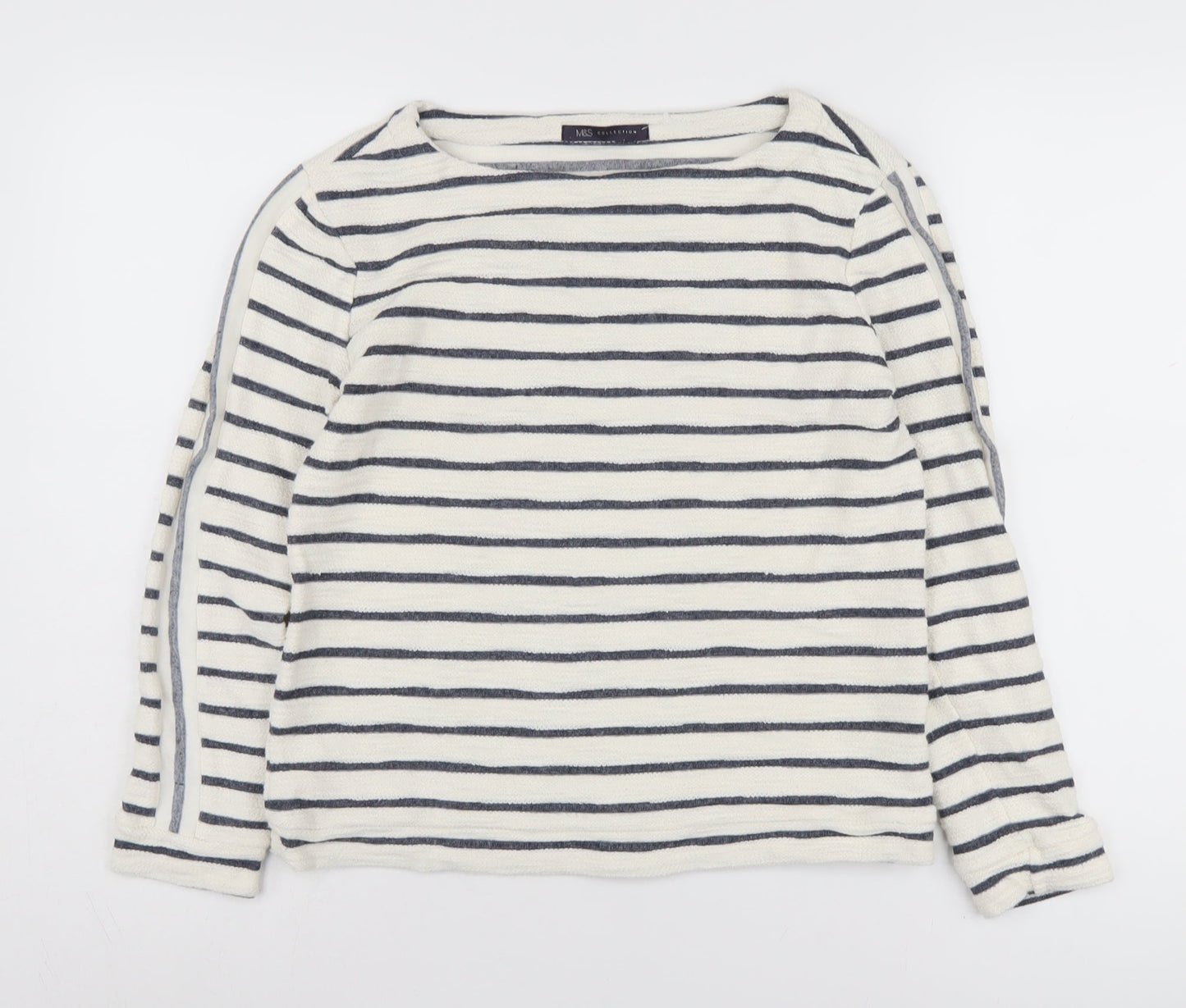 Marks and Spencer Women's Striped Pullover - Size 8