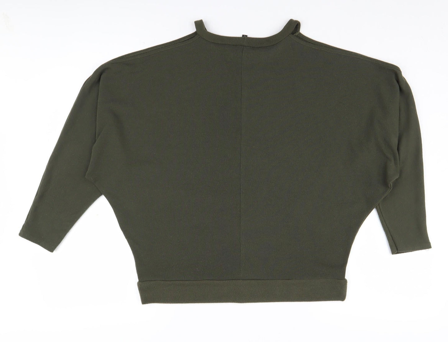 River Island Women's Green Mock Neck Jumper