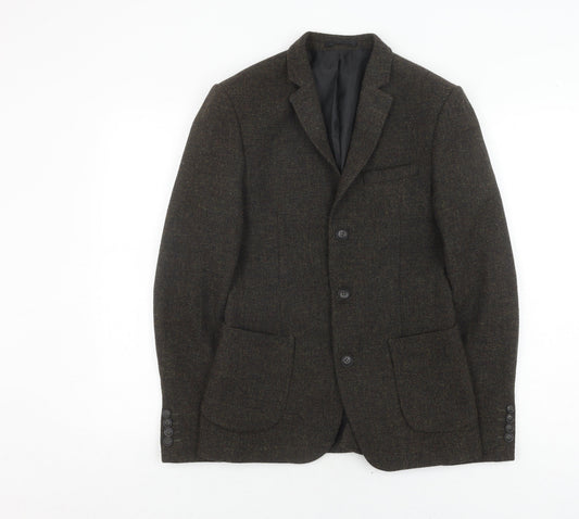 ASOS Men’s Brown Slim Fit Blazer, Size 34R