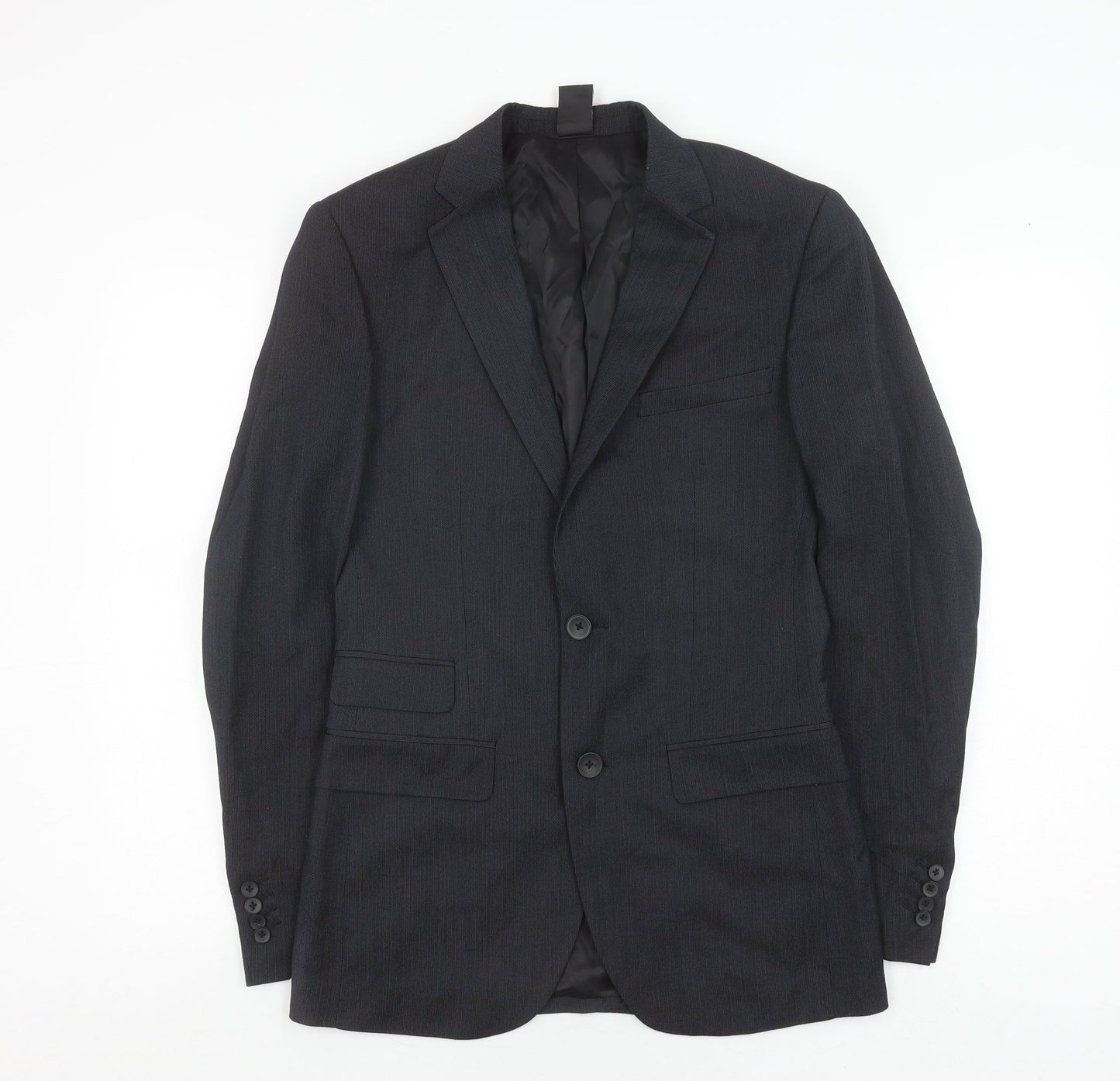 Cold Method Men's Black Blazer 36 Single-Breasted