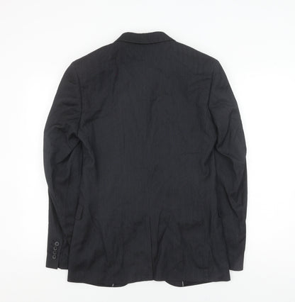 Cold Method Men's Black Blazer 36 Single-Breasted