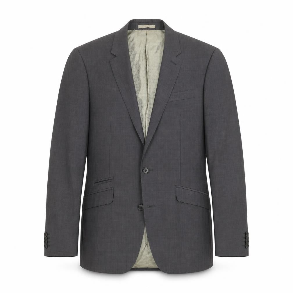 Next Men's Grey Wool Blazer, 38R, Business Formal