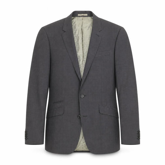 Next Men's Grey Wool Blazer, 38R, Business Formal