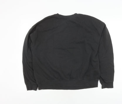 H&M Womens Black Pullover Sweatshirt M