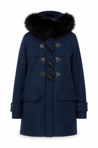 Sparkle & Fade Women's Blue Duffle Coat Size S
