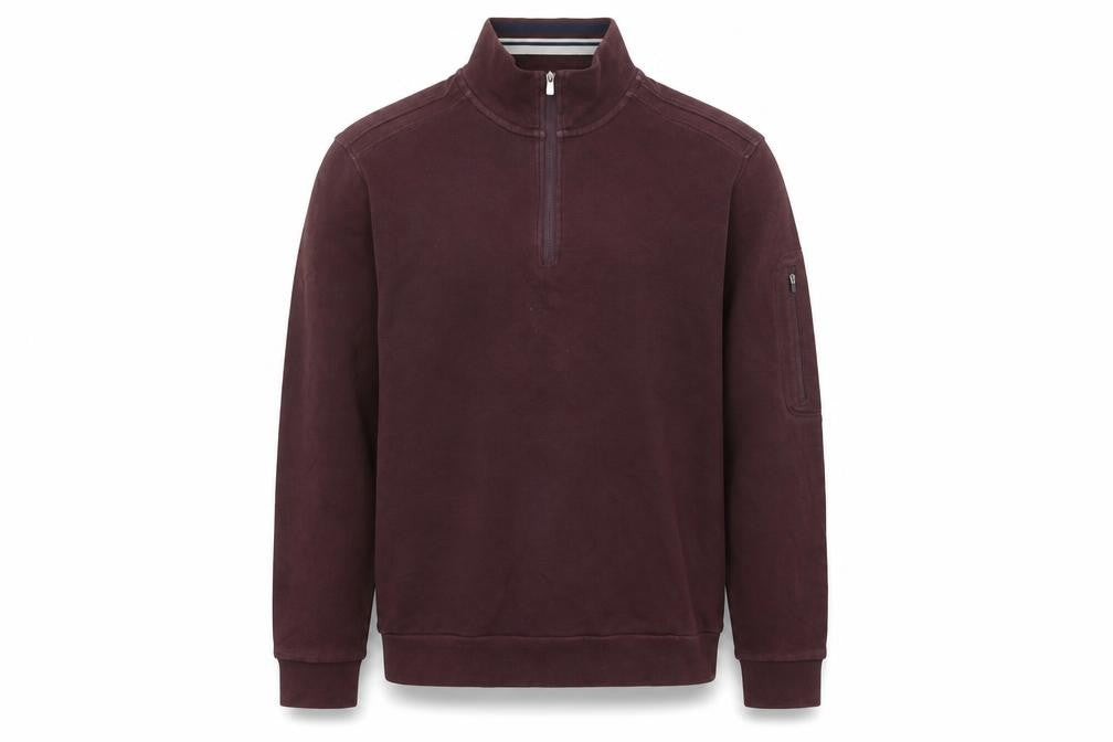 Marks & Spencer Men's Purple Knit Pullover Sweatshirt