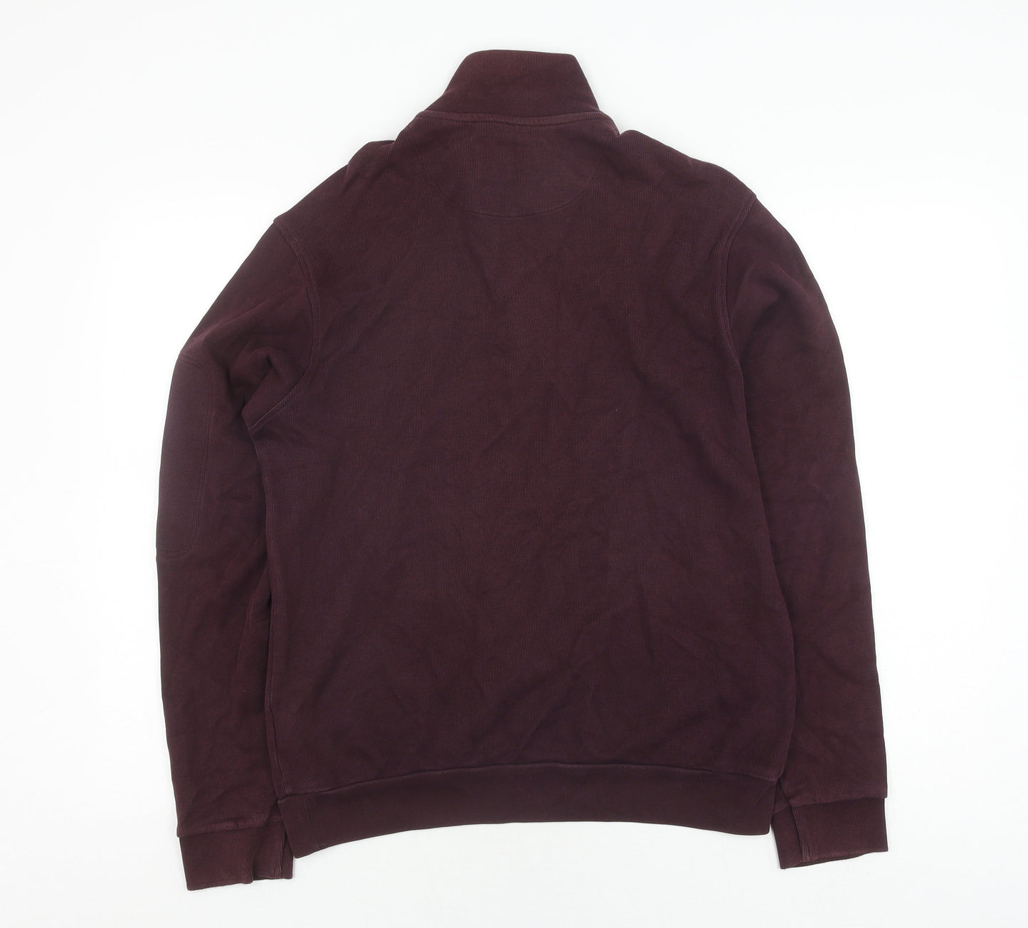 Marks and Spencer Men's Purple Knit Pullover Sweatshirt