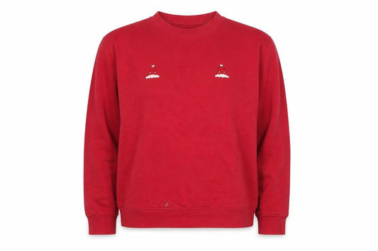 Monki Women's Red XS Pullover Sweatshirt