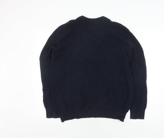 Red Herring Men's Medium Black Pullover Jumper