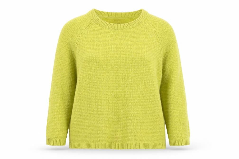 Monsoon Women's Green Pullover Jumper, Size 14, Wool Blend