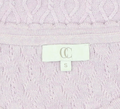 Country Casuals Women's Ivory Pullover Jumper Size S Cable-Knit