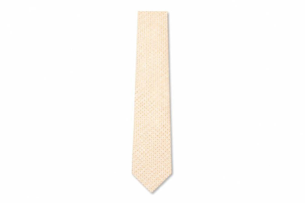 Austin Reed Men's Beige Geometric Silk Tie