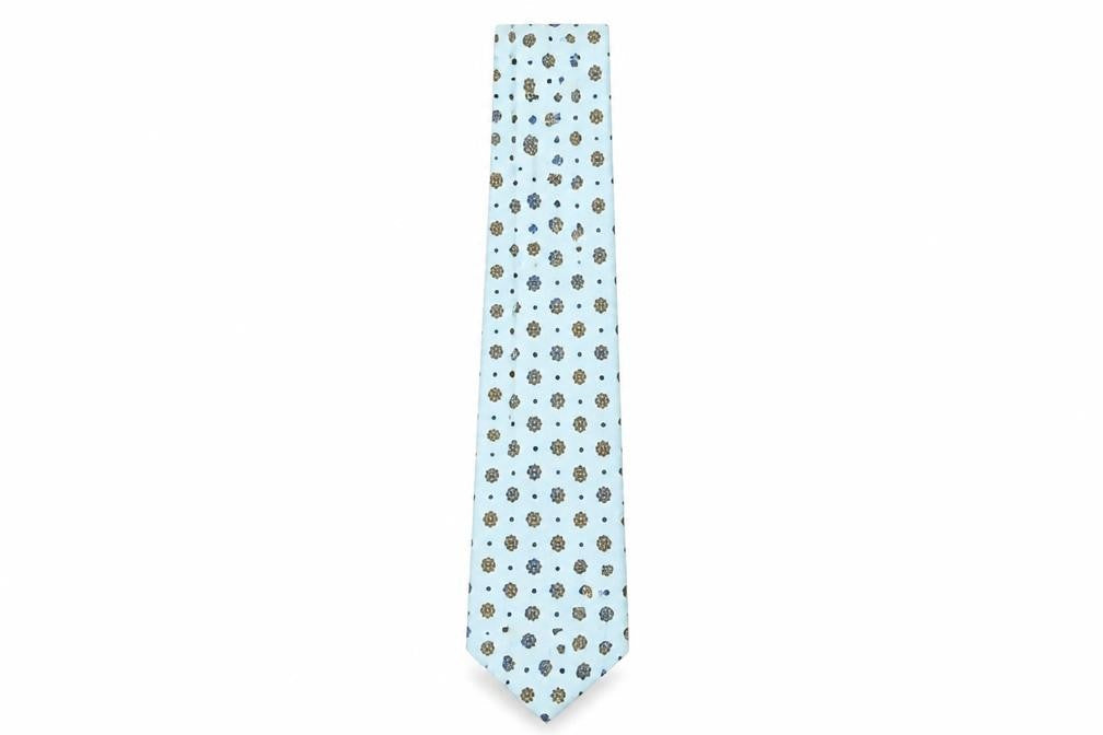 Austin Reed Men's Blue Floral Silk Tie