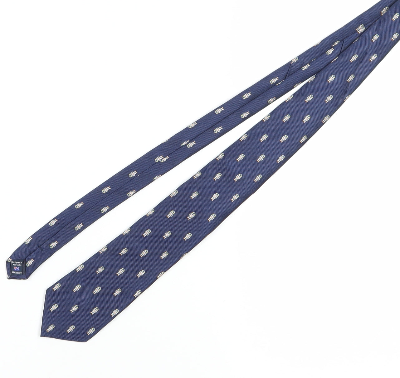 Otaa Blue Astro Print Handmade Men's Tie