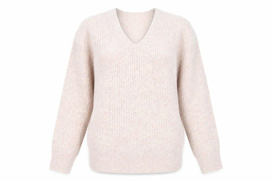 Marks & Spencer Women’s Multicoloured V-Neck Jumper