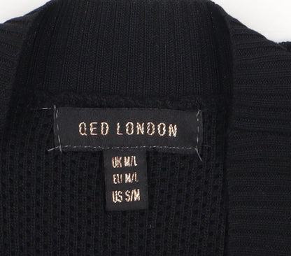 QED London Women's Black Balloon Sleeve Jersey