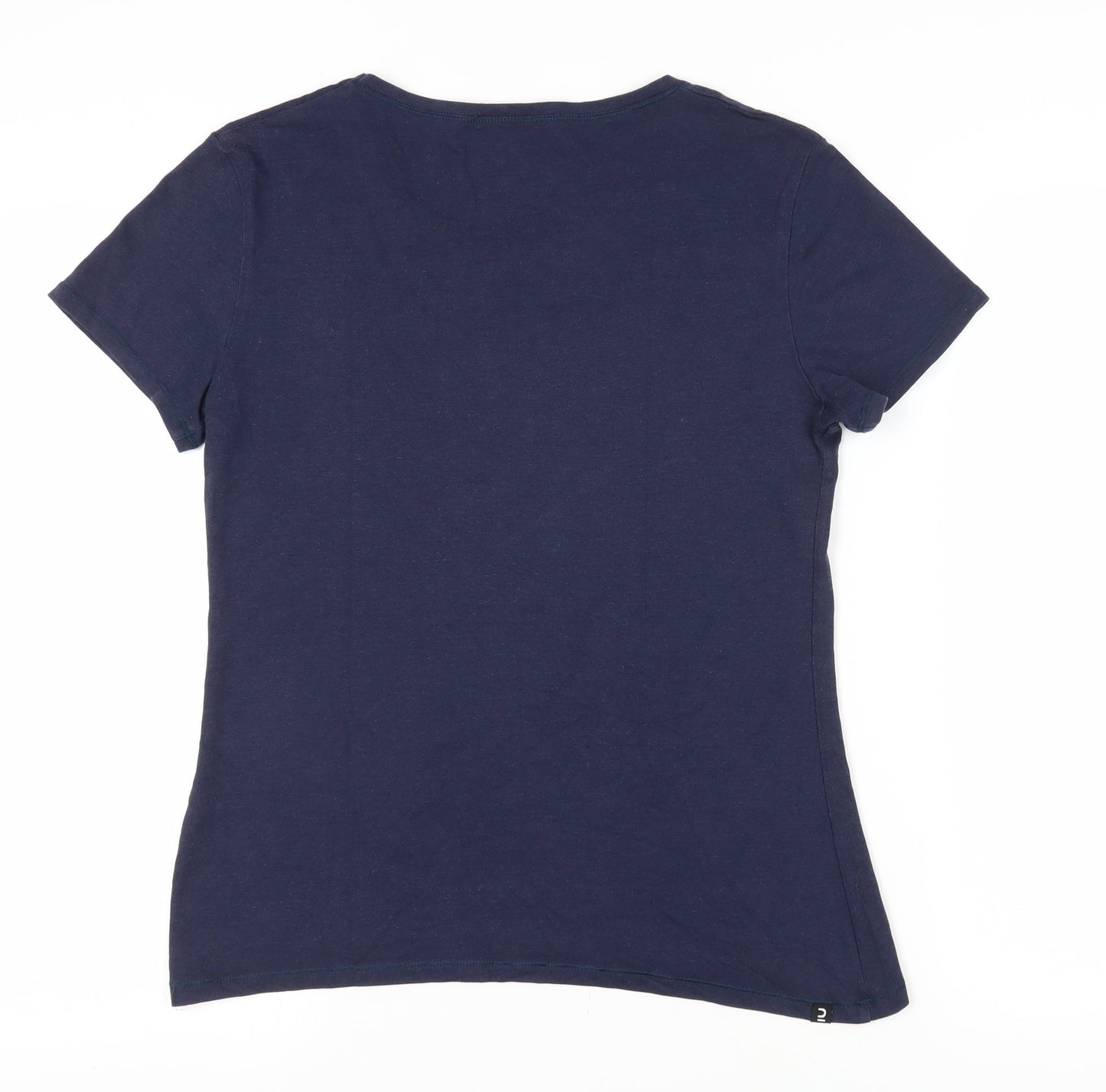 Decathlon Unisex Blue T-Shirt, M, Casual, Breathable