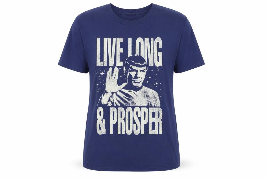 Port & Company Unisex Blue Sci-Fi T-Shirt Medium