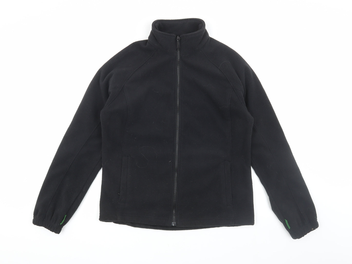 Lands' End Women's Black Nylon Jacket, Size 10, Stylish