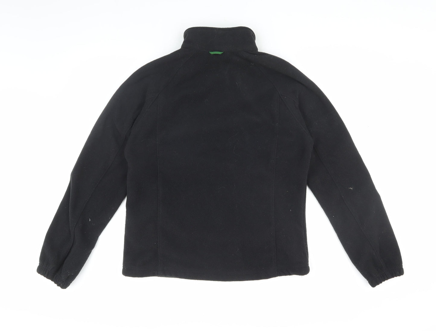 Lands' End Women's Black Nylon Jacket, Size 10, Stylish