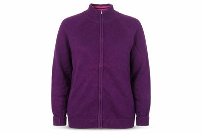 Cotton Traders Women's Purple Jacket, Size L, Full Zip