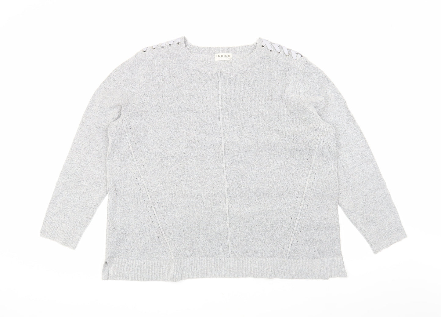 Marks and Spencer Women's Grey Jumper Size 16
