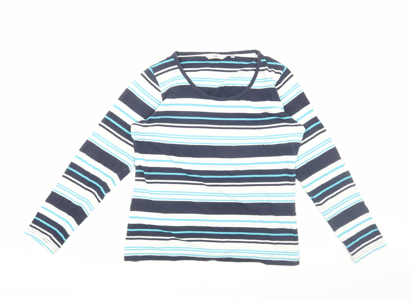 Isle Women's Striped Long Sleeve Cotton T-Shirt
