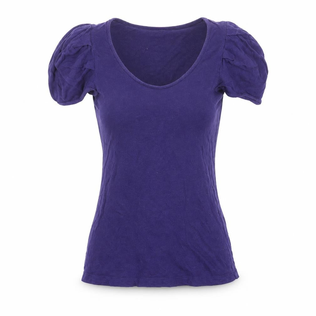 Gap Women’s Purple XS Basic Scoop Neck T-Shirt