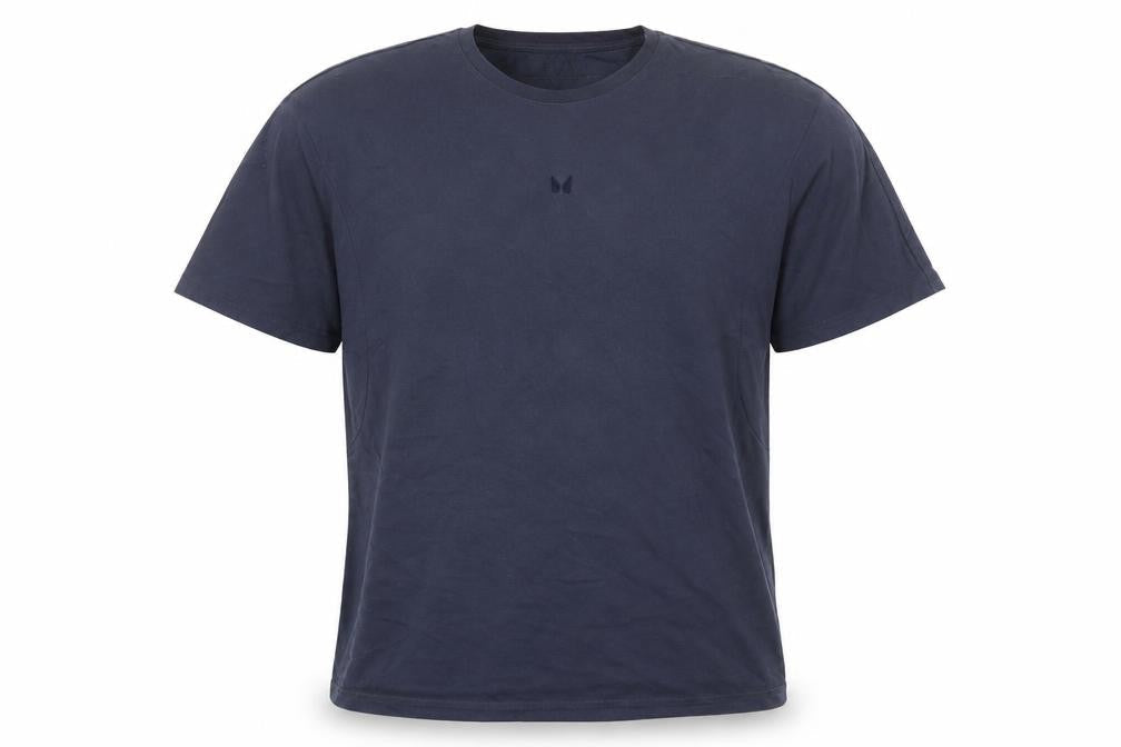 Myprotein Men's Navy Blue L Cotton Short Sleeve T-Shirt