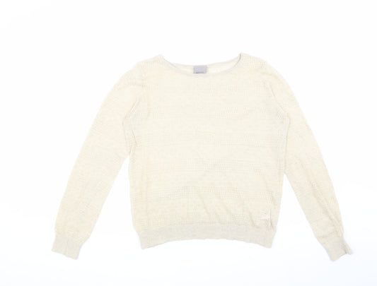 Vero Moda Women's Ivory Pullover Jumper Size M