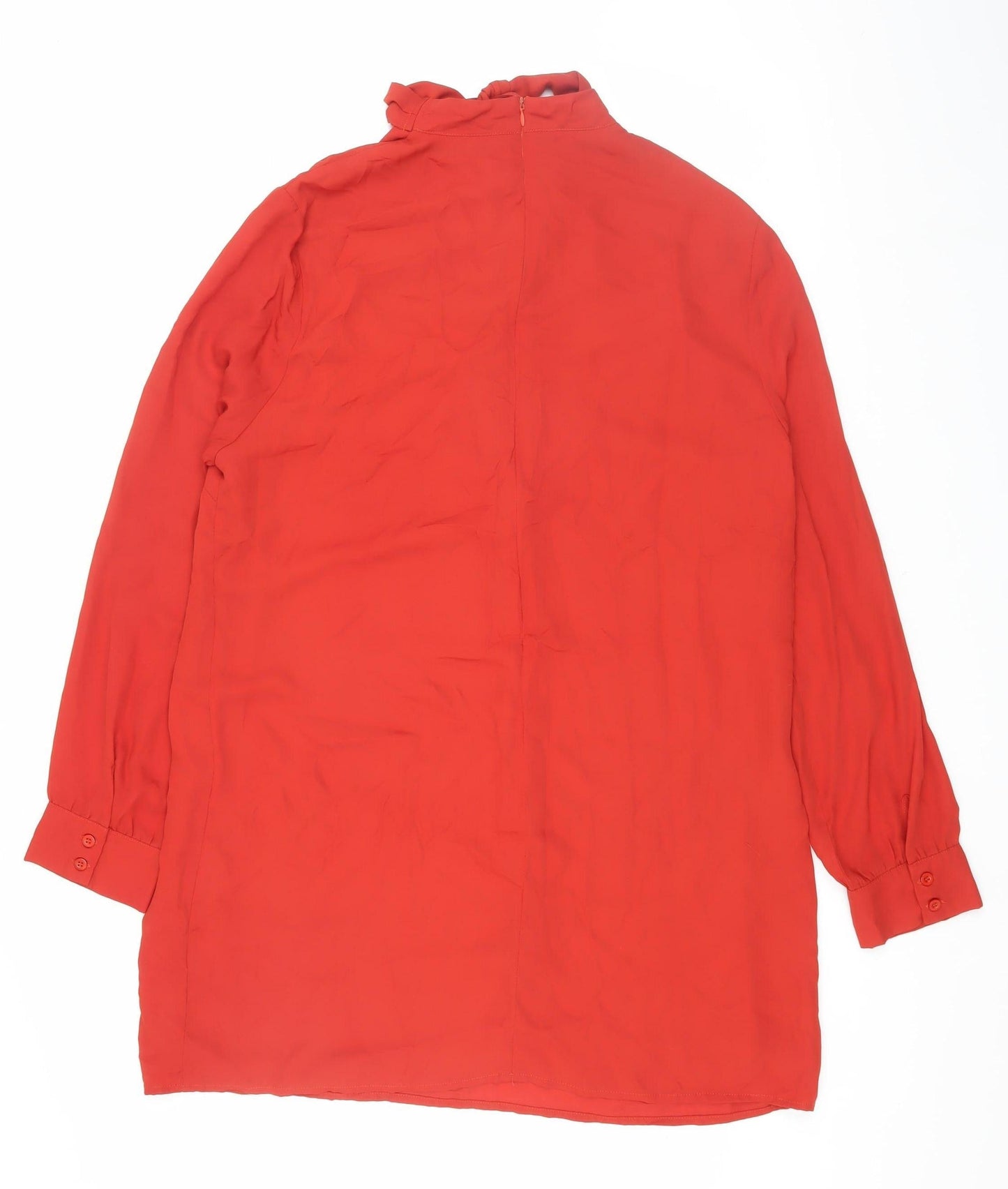 Fashion Union Women's Red Shift Dress Size 16