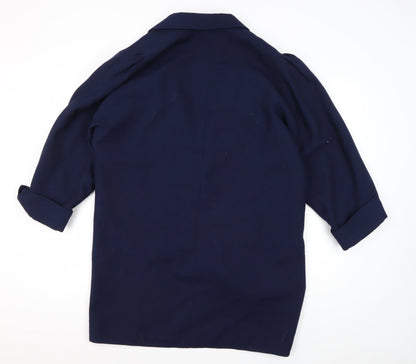 Yessica Women's Blue Long Overcoat Size 12
