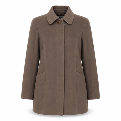 BHS Women's Brown Mid-Length Coat Size 14 - Winter Classic