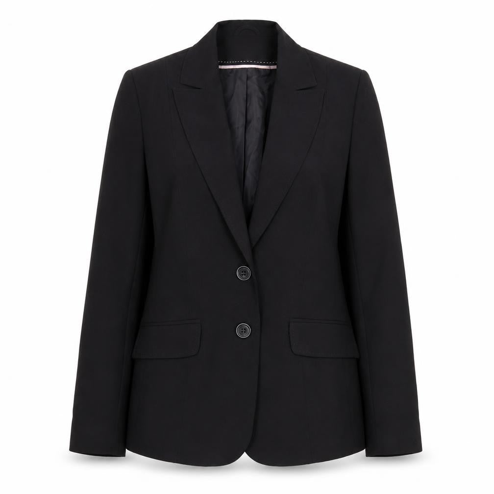 Dorothy Perkins Women's Black Blazer, Size 12, Lined Two-Button