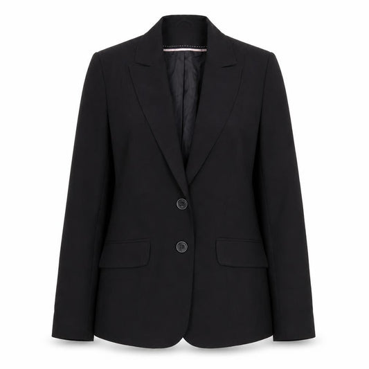 Dorothy Perkins Women's Black Blazer, Size 12, Lined Two-Button
