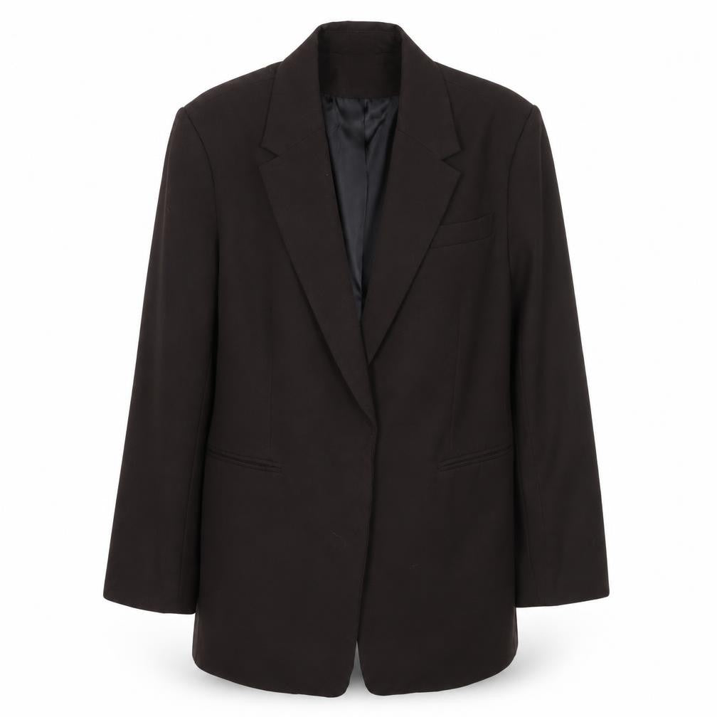 H&M Women's Black Trouser Suit Jacket Size 12