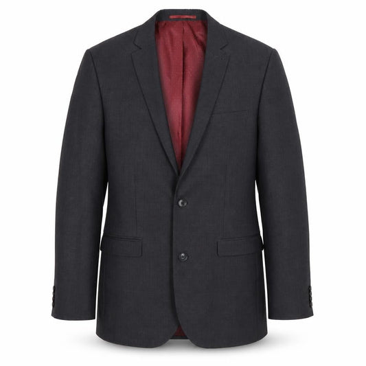 Next Men's Black Blazer 40 Regular Two-Button Wool