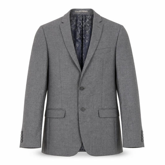 Scott & Taylor Men's Grey Slim Blazer 38R